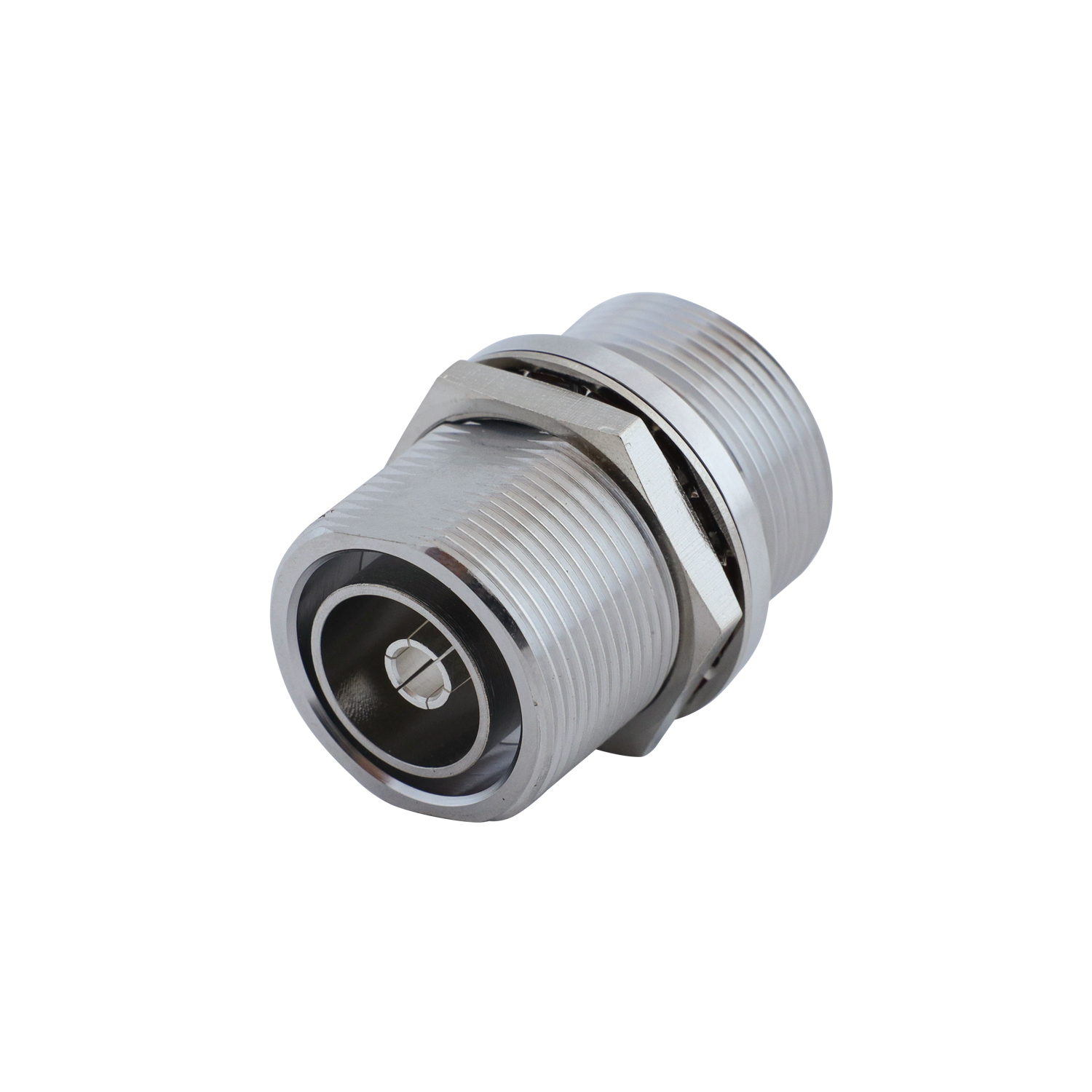 DIN母头转母头穿墙安装射频转接器